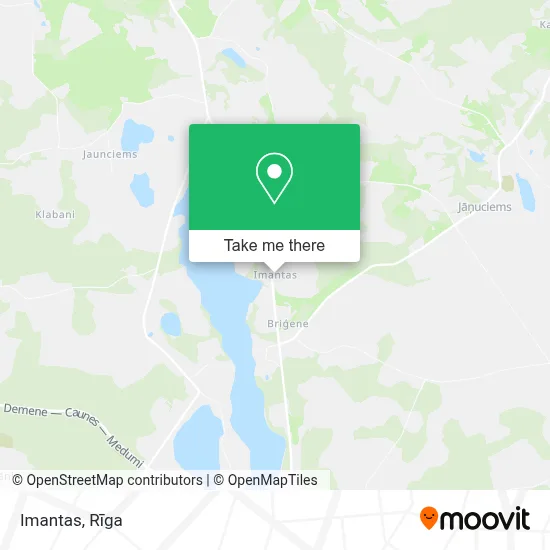 Imantas map