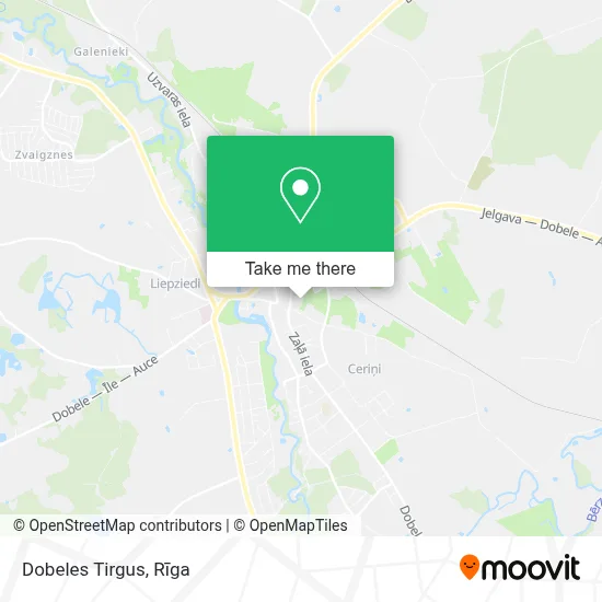 Dobeles Tirgus map