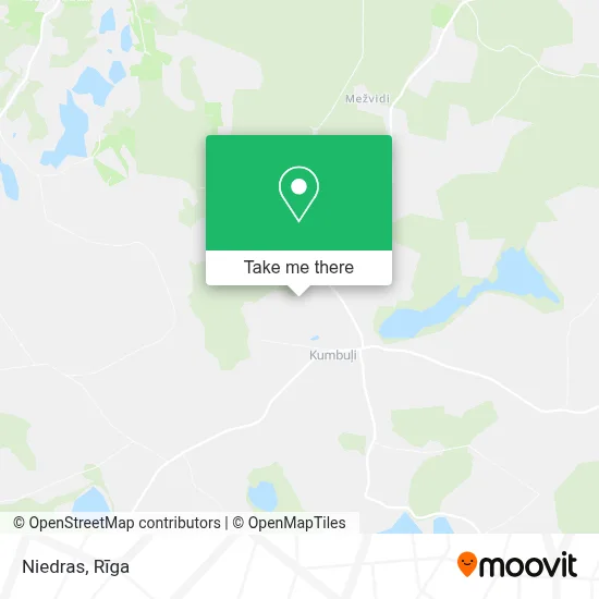Niedras map