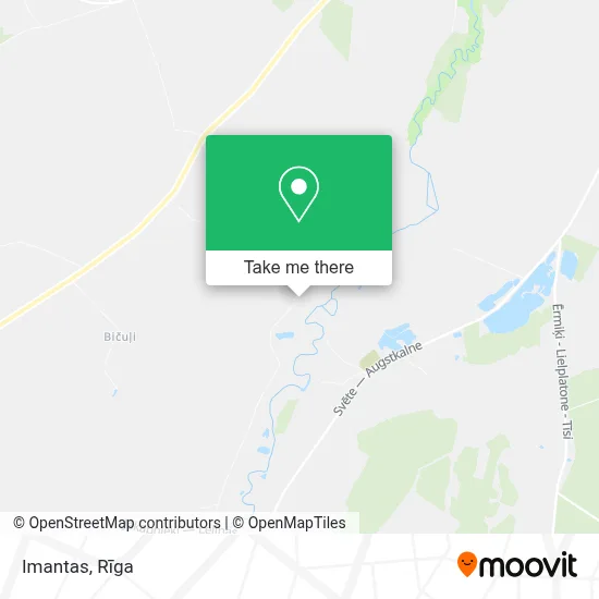 Imantas map