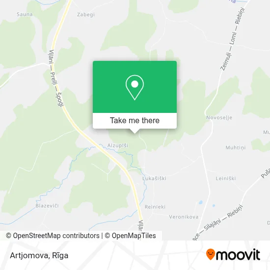 Artjomova map