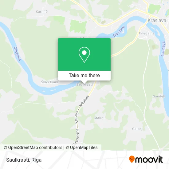 Saulkrasti map