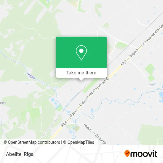 Ābelīte map