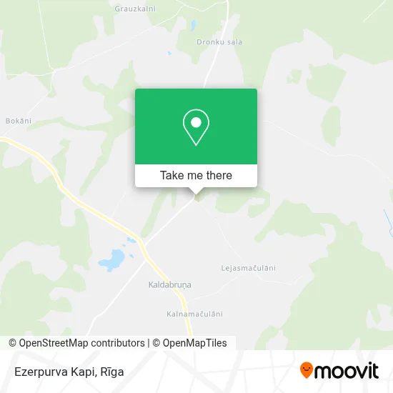Ezerpurva Kapi map