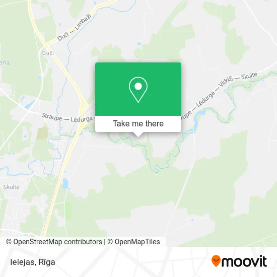 Ielejas map