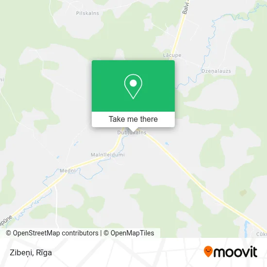 Zibeņi map