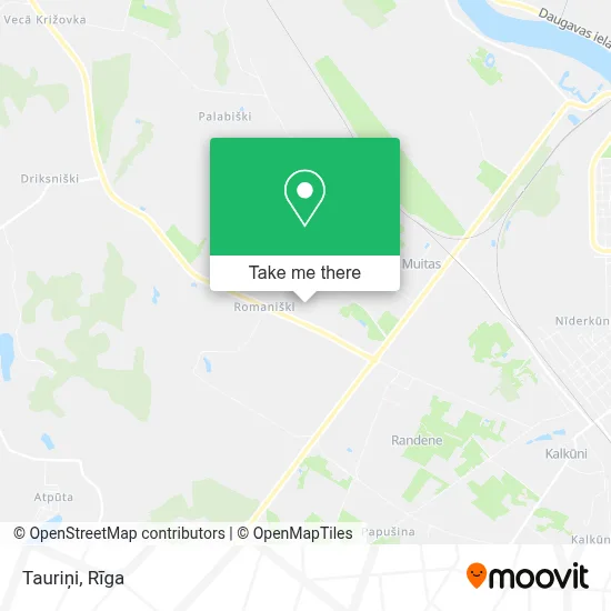 Tauriņi map