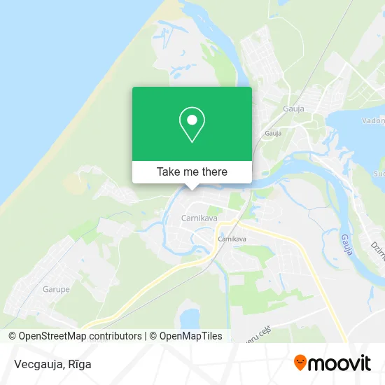 Vecgauja map