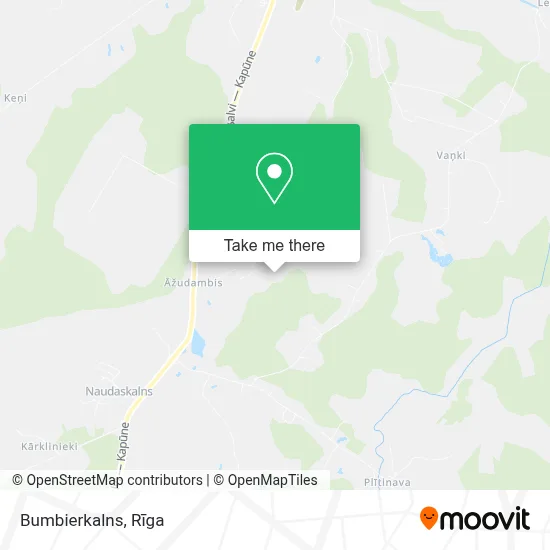 Bumbierkalns map