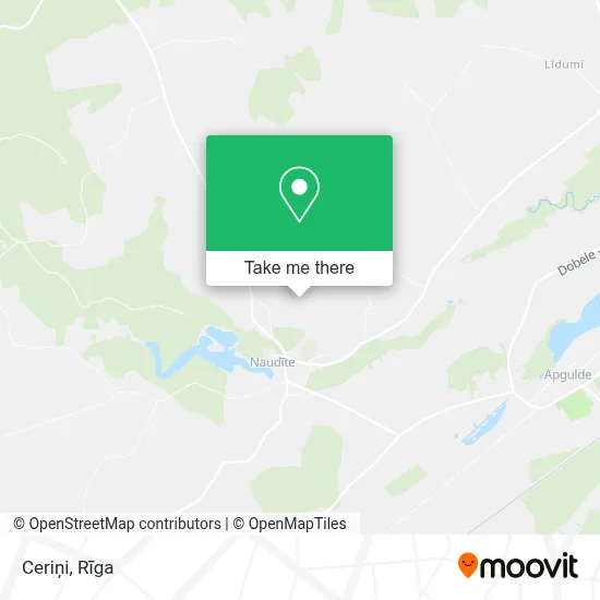 Ceriņi map
