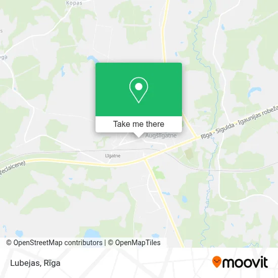 Lubejas map