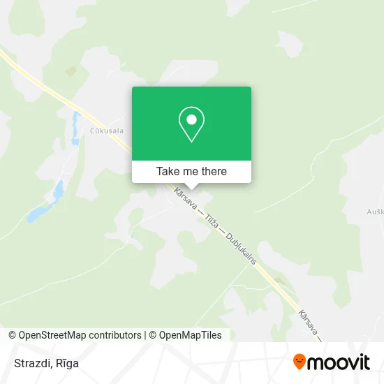 Strazdi map