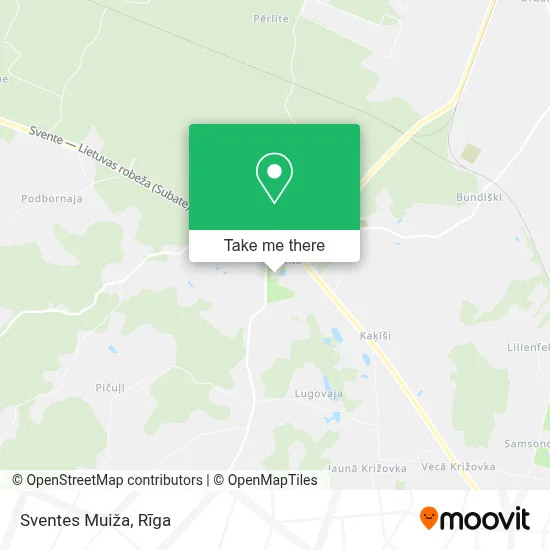 Sventes Muiža map