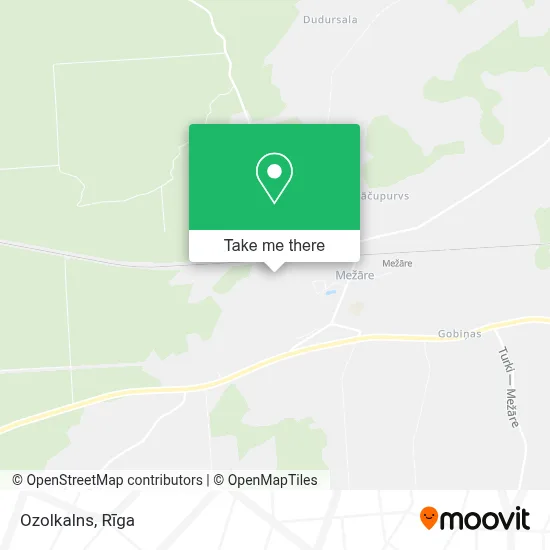 Ozolkalns map