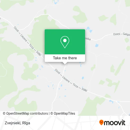 Zvejnieki map