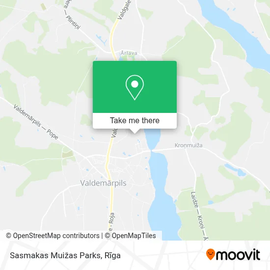 Sasmakas Muižas Parks map