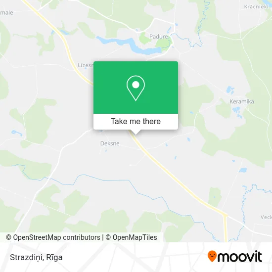 Strazdiņi map