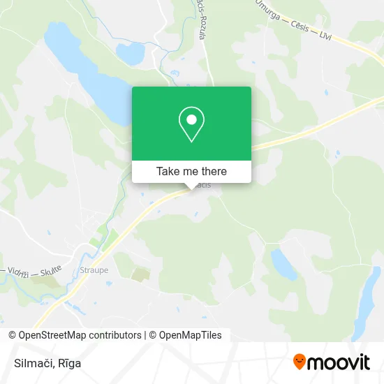 Silmači map