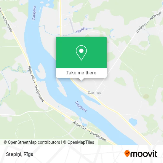 Stepiņi map