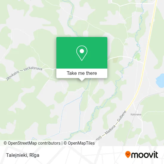 Talejnieki map