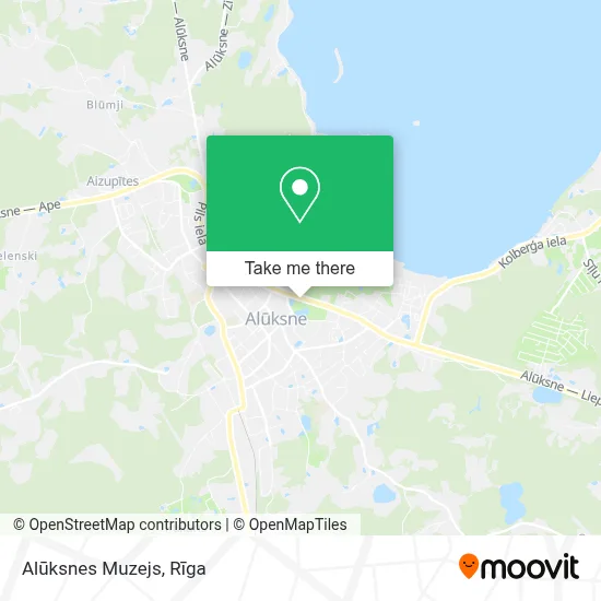 Alūksnes Muzejs map