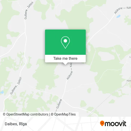 Dalbes map