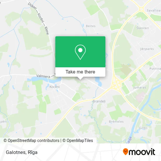 Galotnes map