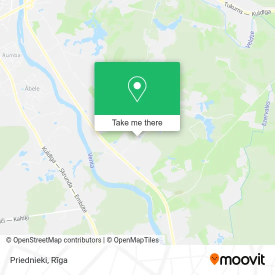 Priednieki map