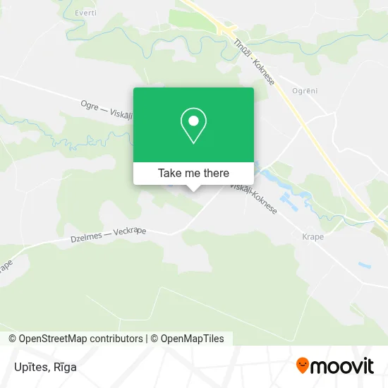 Upītes map