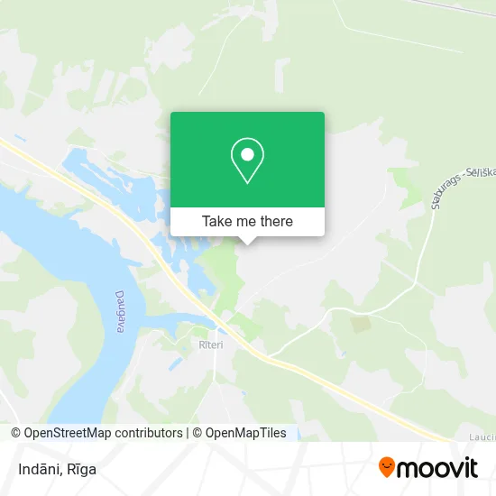 Indāni map
