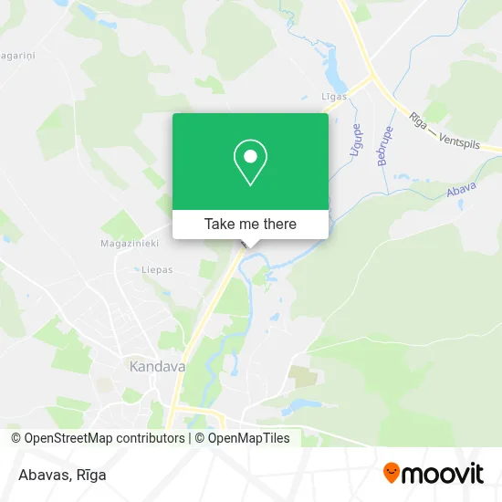 Abavas map