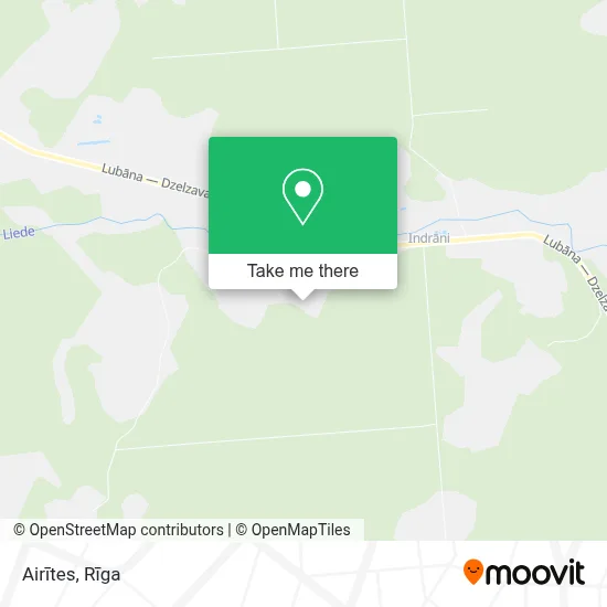 Airītes map