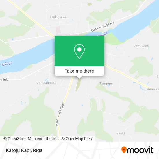 Katoļu Kapi map