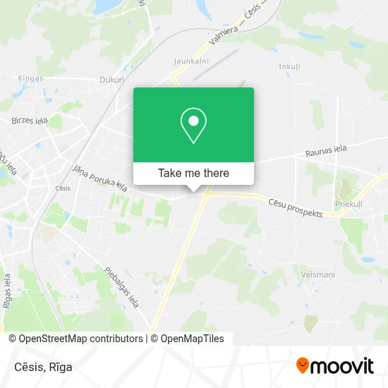 Cēsis map