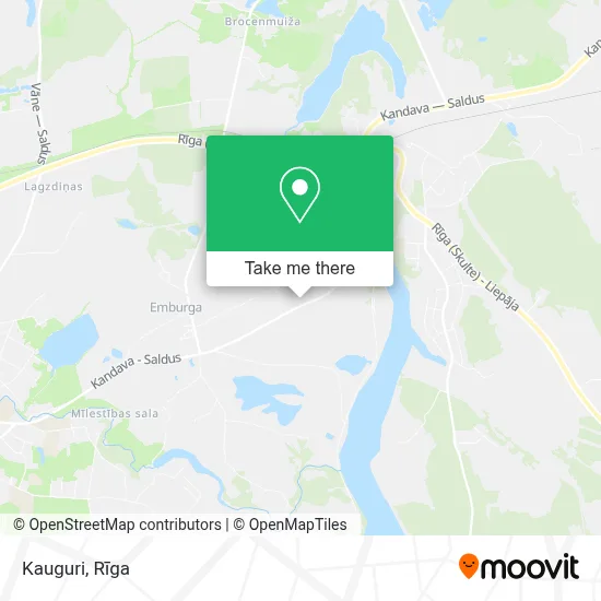 Kauguri map