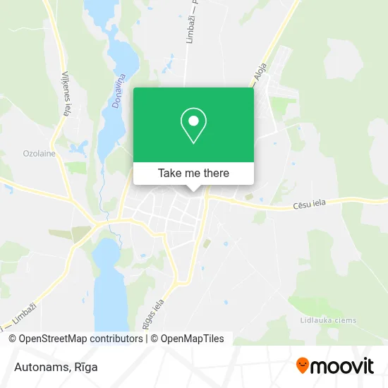 Autonams map