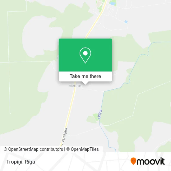 Tropiņi map