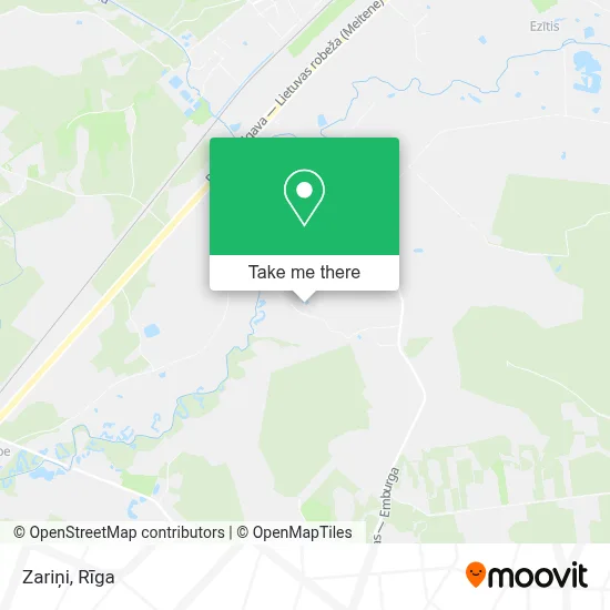 Zariņi map