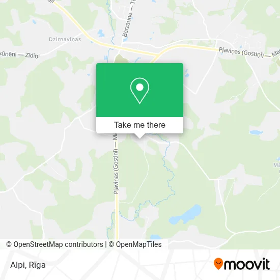 Alpi map