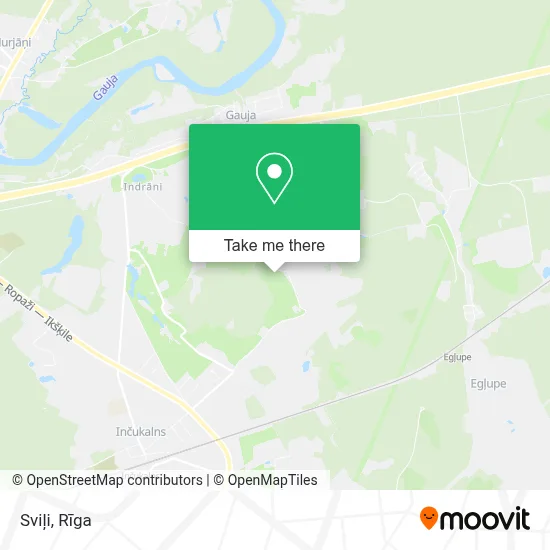 Sviļi map
