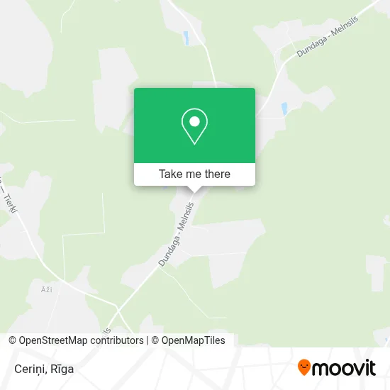 Ceriņi map