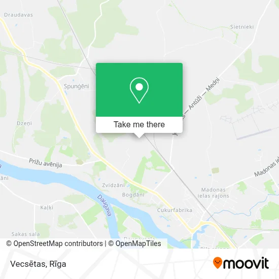 Vecsētas map