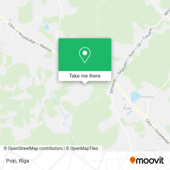 Poķi map