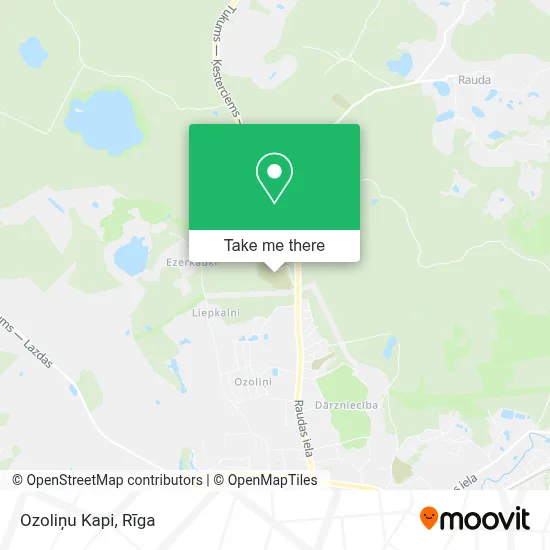 Ozoliņu Kapi map