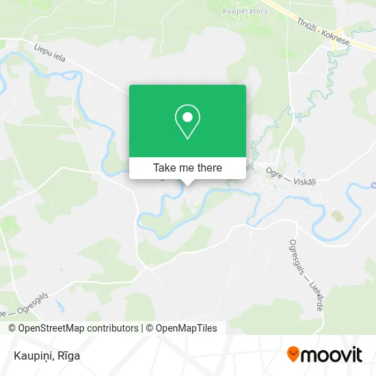 Kaupiņi map