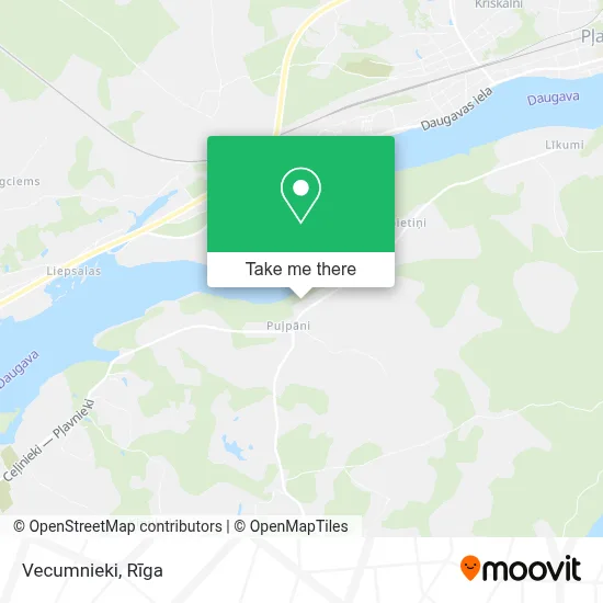 Vecumnieki map