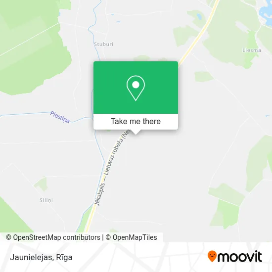 Jaunielejas map