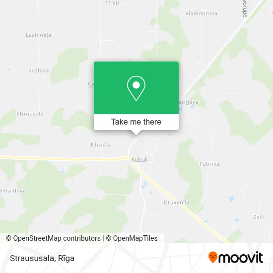 Straususala map