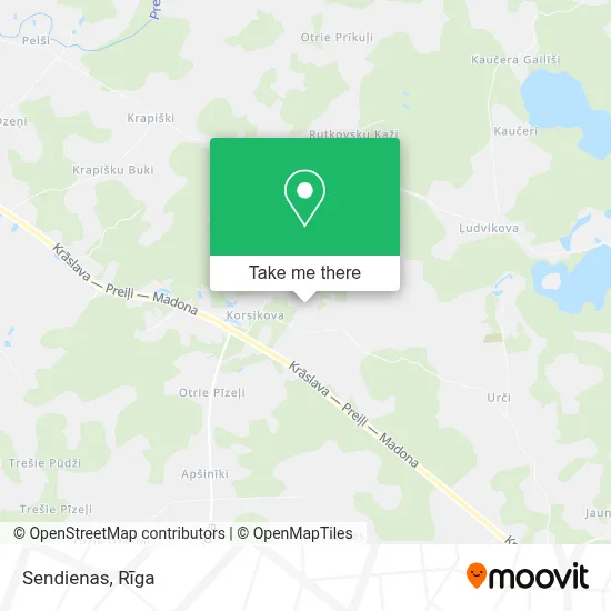 Sendienas map