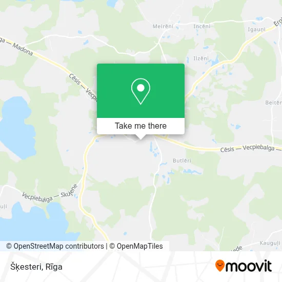 Šķesteri map